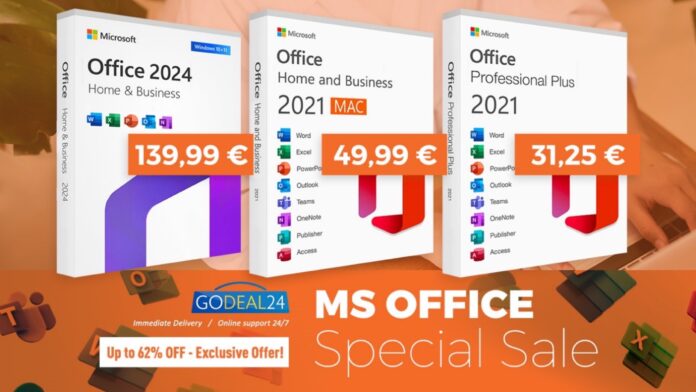 Sbrigatevi, Microsoft Office a vita per Mac o Windows a soli 31 € - macitynet.it