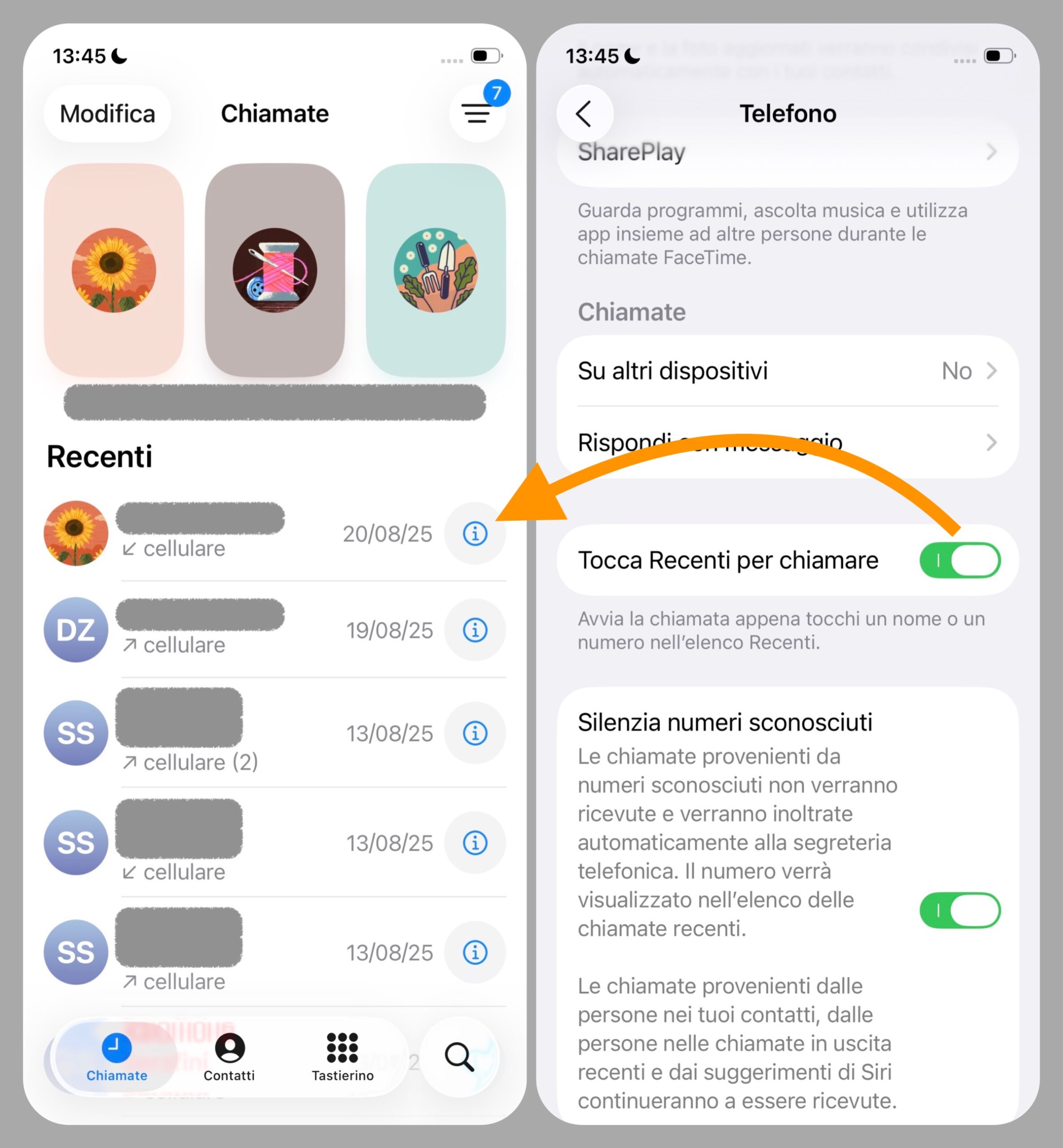 Come impedire chiamate accidentali su iOS 26 - macitynet.it Come impedire chiamate accidentali su iOS 26 - macitynet.it