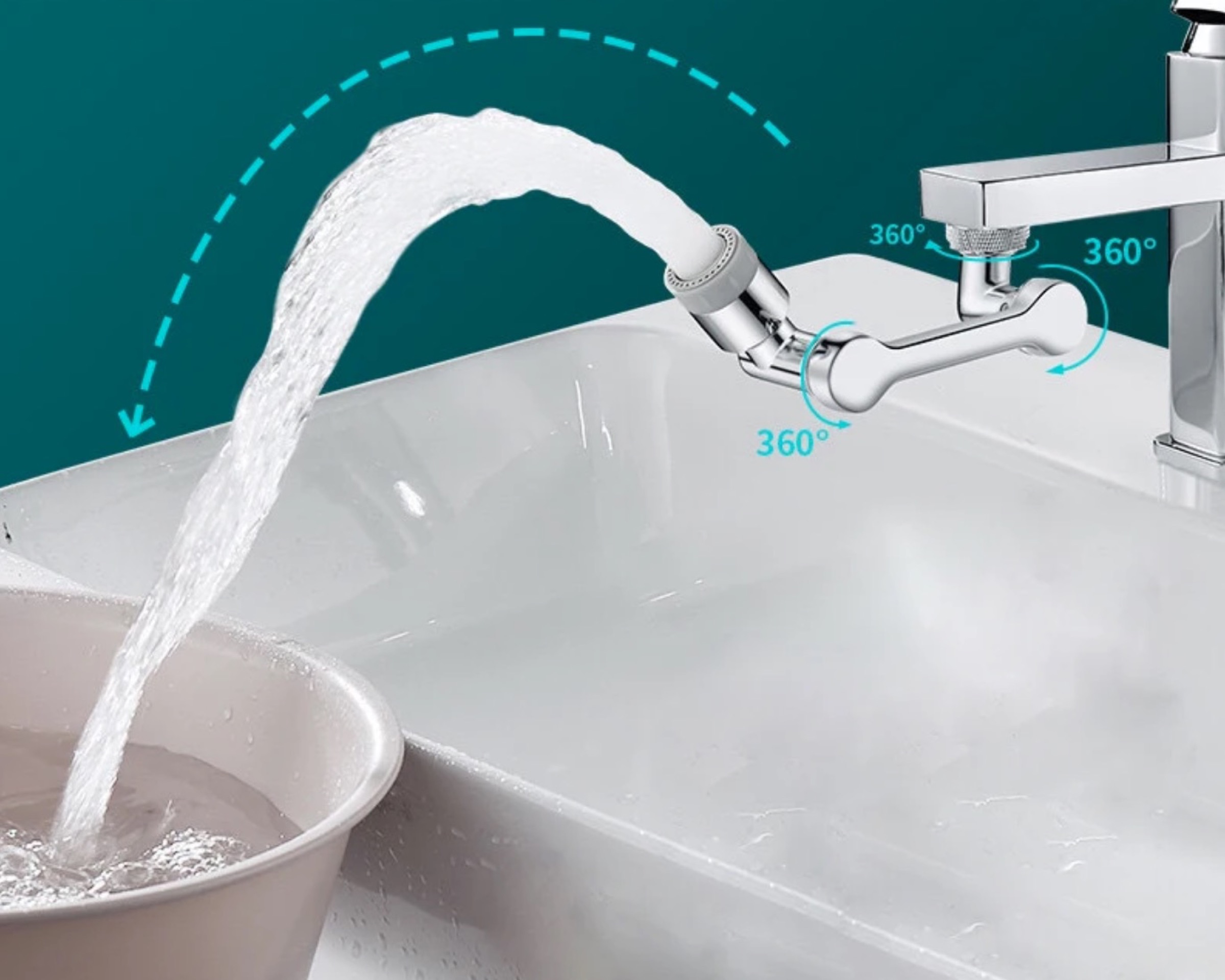 Prolunga girevole per rubinetti a meno di 1 € - macitynet.it