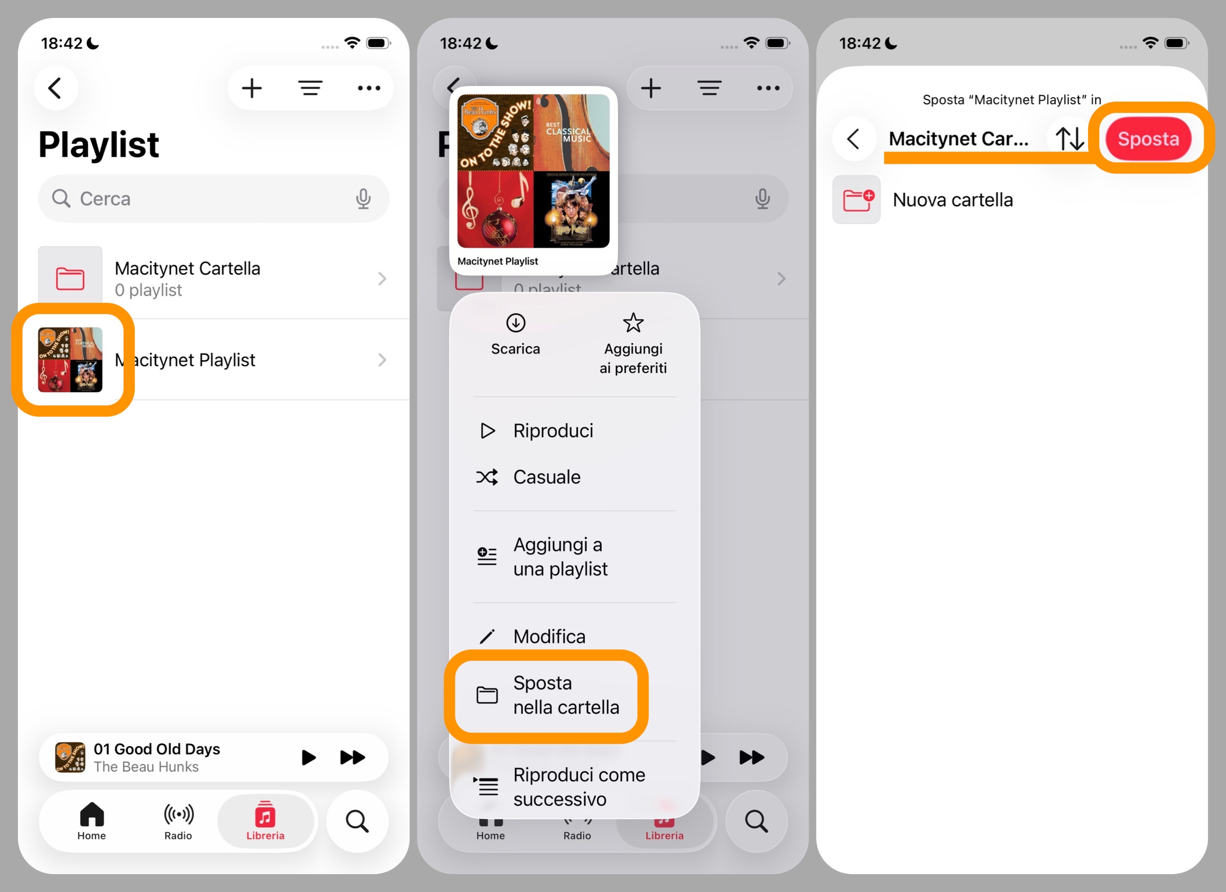 iOS 26, come organizzare le playlist in cartelle - macitynet.it iOS 26, come organizzare le playlist in cartelle - macitynet.it