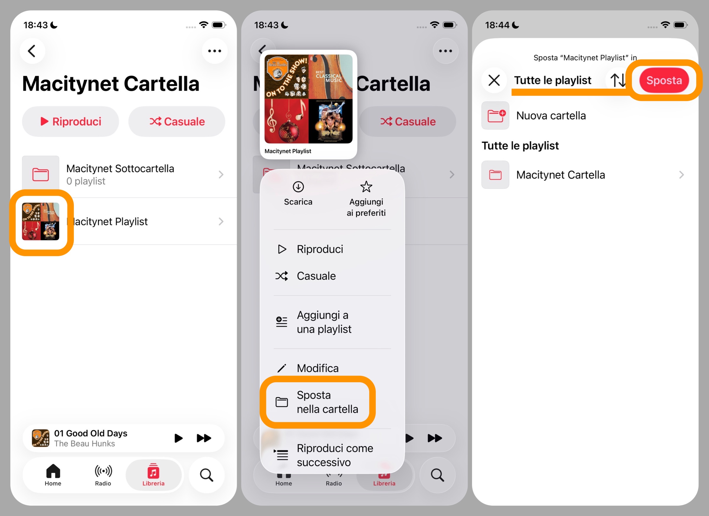 iOS 26, come organizzare le playlist in cartelle - macitynet.it iOS 26, come organizzare le playlist in cartelle - macitynet.it