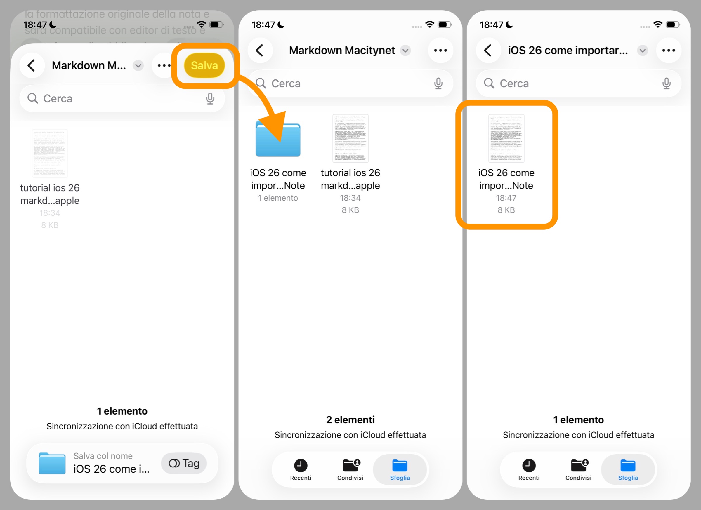 iOS 26: come importare ed esportare file Markdown nell'app Note - macitynet.it iOS 26: come importare ed esportare file Markdown nell'app Note - macitynet.it