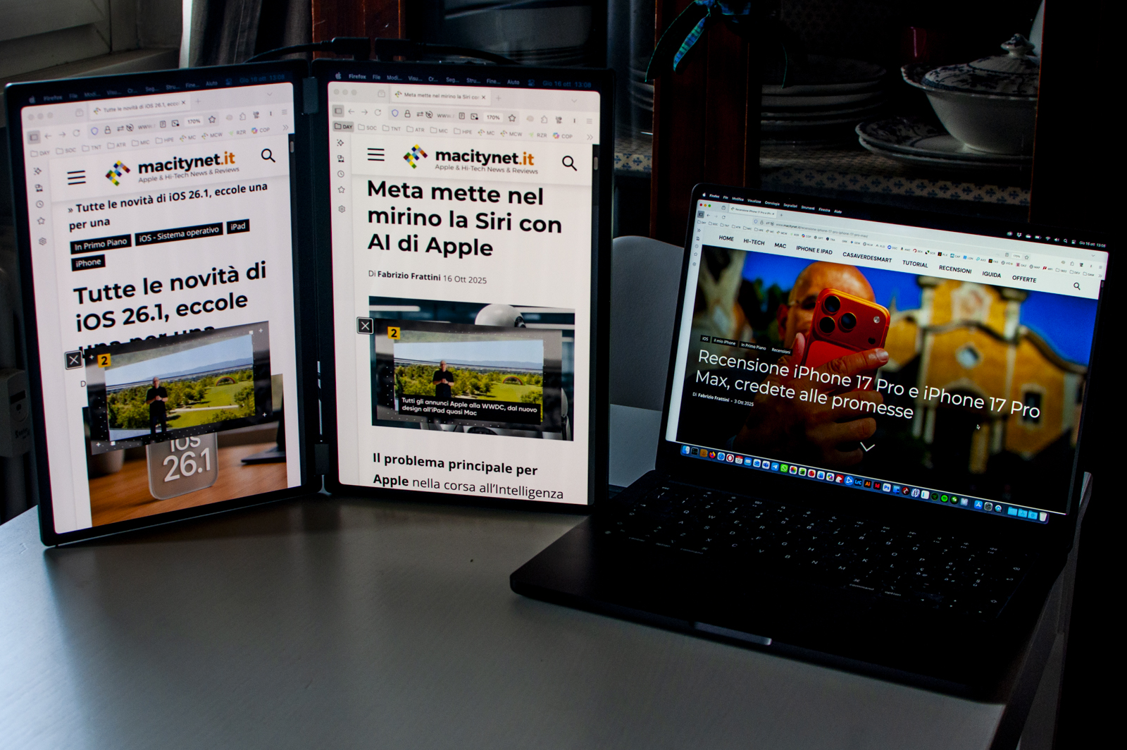 Recensione Asus Zen Screen Duo, il monitor doppio che triplica la produttività - macitynet.it Recensione Asus Zen Screen Duo, il monitor doppio che triplica la produttività - macitynet.it