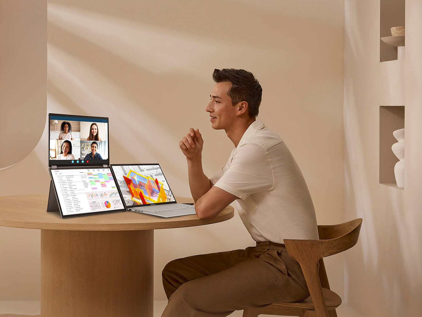 Recensione Asus Zen Screen Duo, il monitor doppio che triplica la produttività - macitynet.it Recensione Asus Zen Screen Duo, il monitor doppio che triplica la produttività - macitynet.it