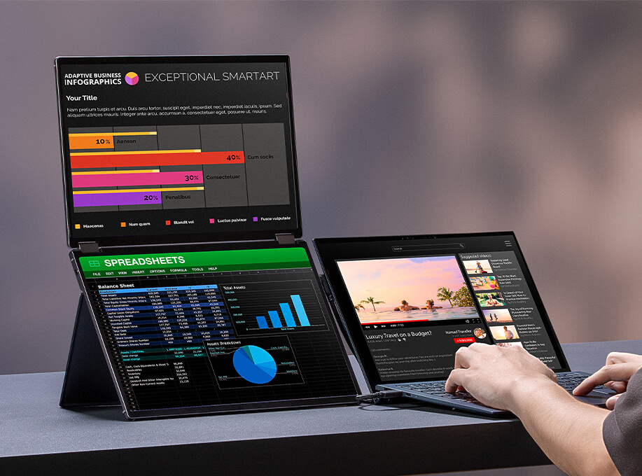 Recensione Asus Zen Screen Duo, il monitor doppio che triplica la produttività - macitynet.it Recensione Asus Zen Screen Duo, il monitor doppio che triplica la produttività - macitynet.it
