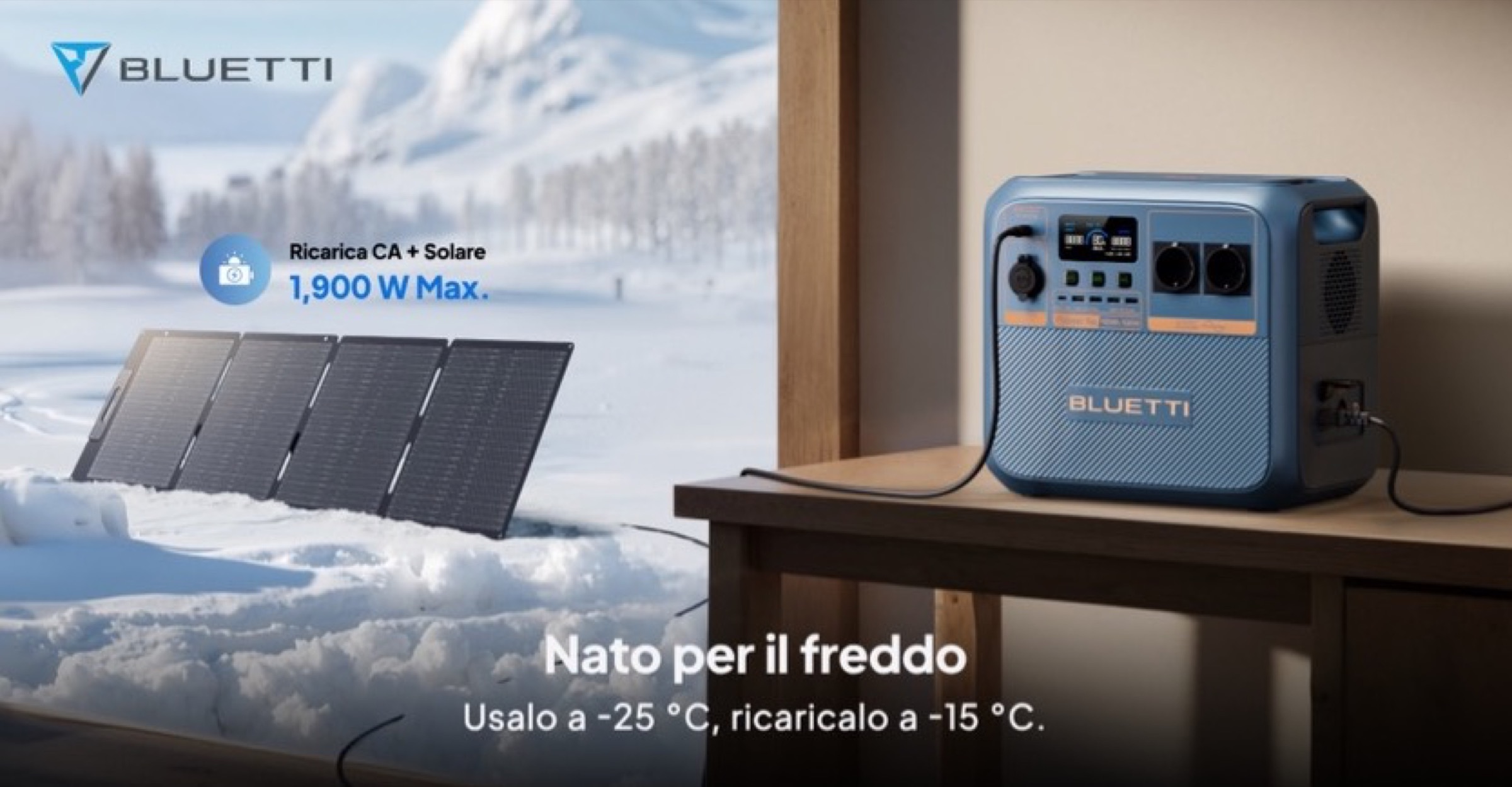 BLUETTI Pioneer Na, la prima al mondo con batteria al sodio - macitynet.it