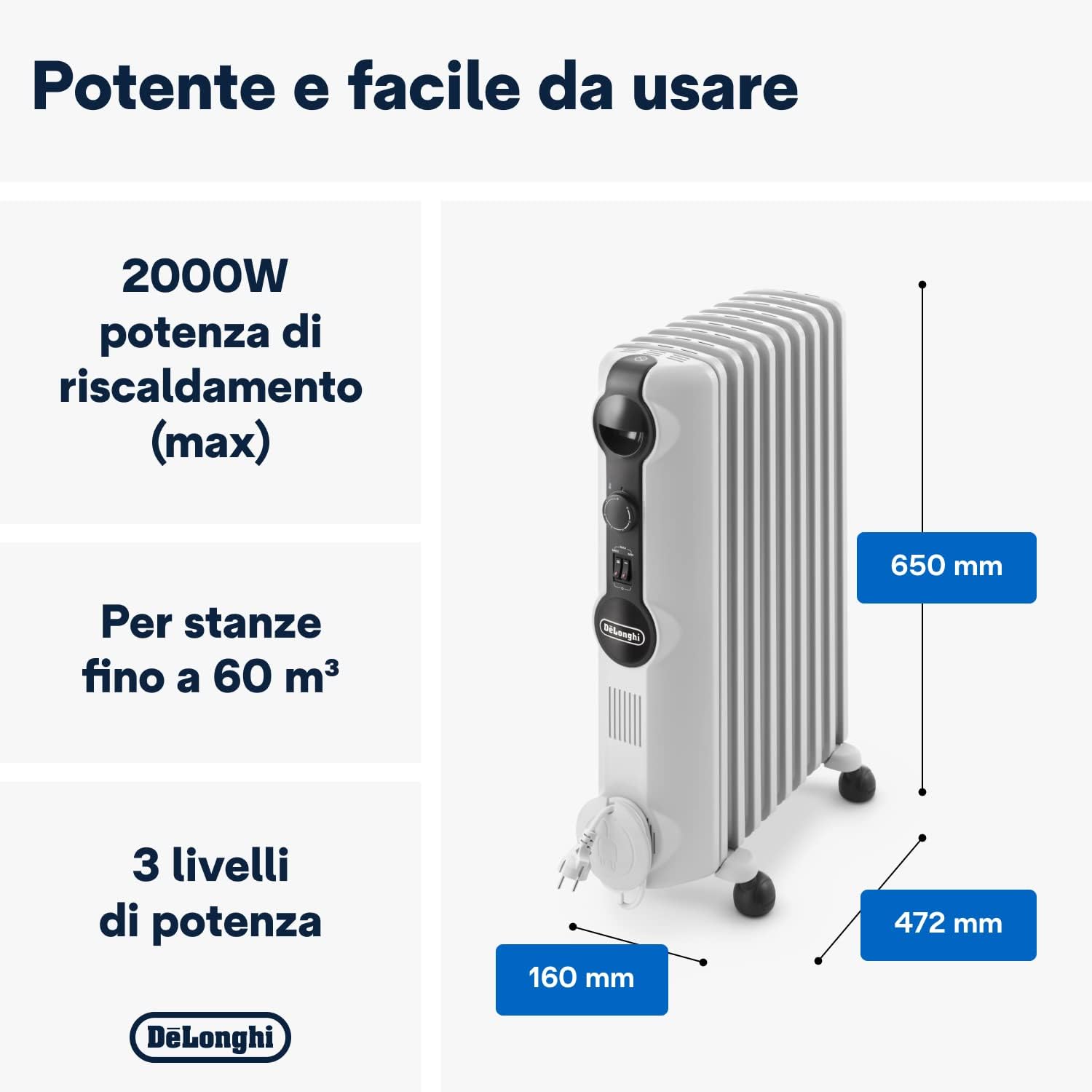 Festa Prime, radiatore ad olio De'Longhi da 2000W fino a 60 mq, 67,99 € - macitynet.it Festa Prime, radiatore ad olio De'Longhi da 2000W fino a 60 mq, 67,99 € - macitynet.it