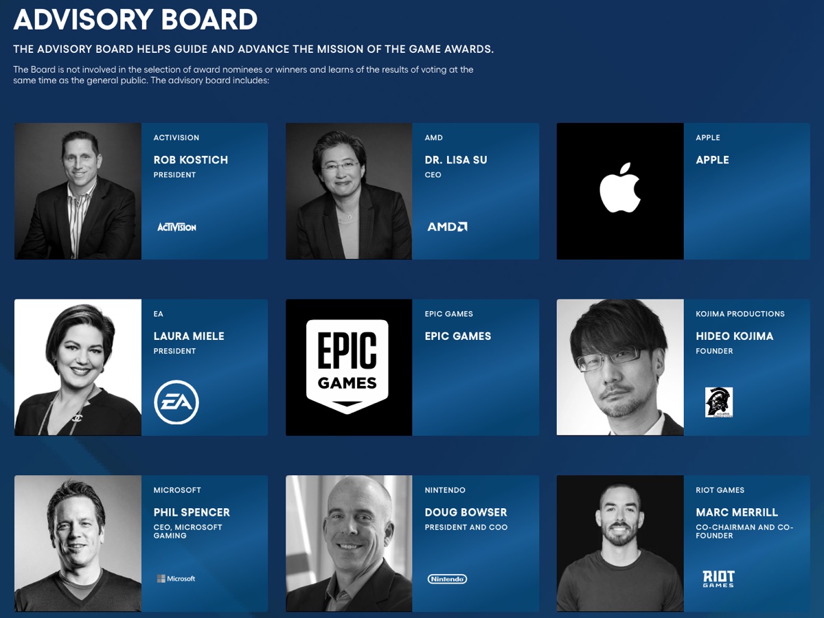 Apple nel comitato consultivo di Game Awards - macitynet.it Apple entra nel comitato consultivo di Game Awards