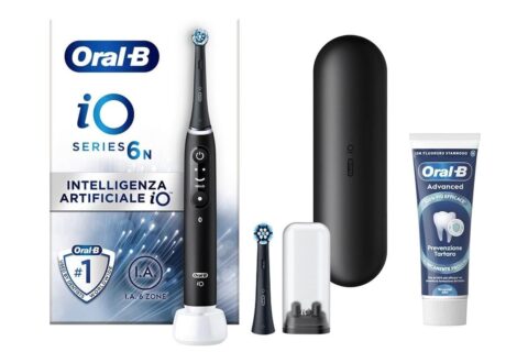 Oral-B Spazzolino Elettrico iO 6N, sa sempre quando spazzolare, solo 119,96 €