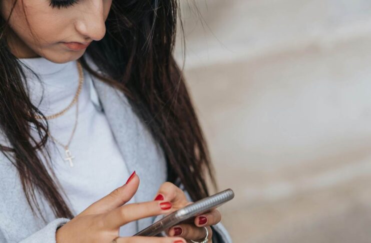 Icona nera sullo schermo