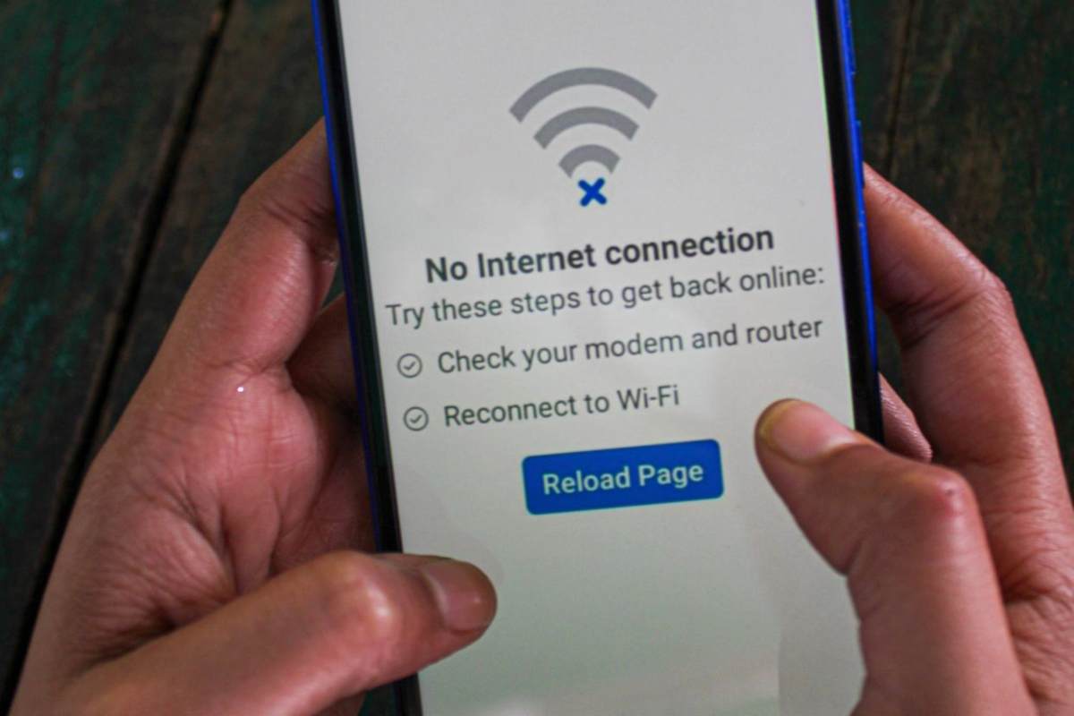 assenza connessione assenza connessione