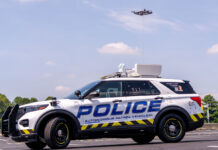 A Miami la polizia prova la guida autonoma con lanciatore di droni Foto di Policing Lab