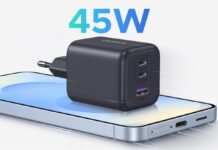 Caricabatterie 45W, tre porte e perfetto per iPhone solo 15,99€ macitynet.it