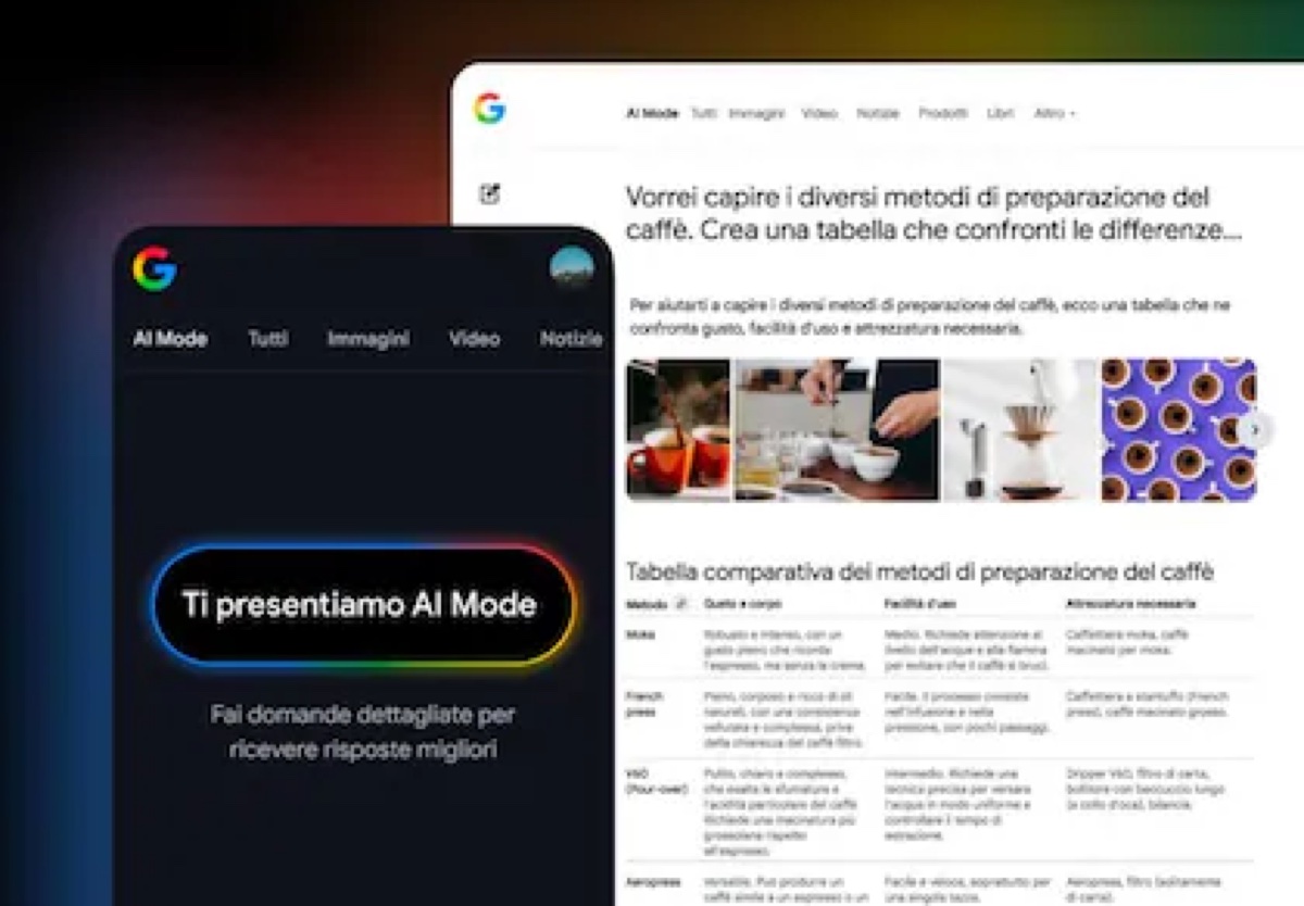 Google AI Mode in Italia, ciao ricerca, arriva la risposta pronta - macitynet.it Google AI Mode in Italia, ciao ricerca, arriva la risposta pronta - macitynet.it