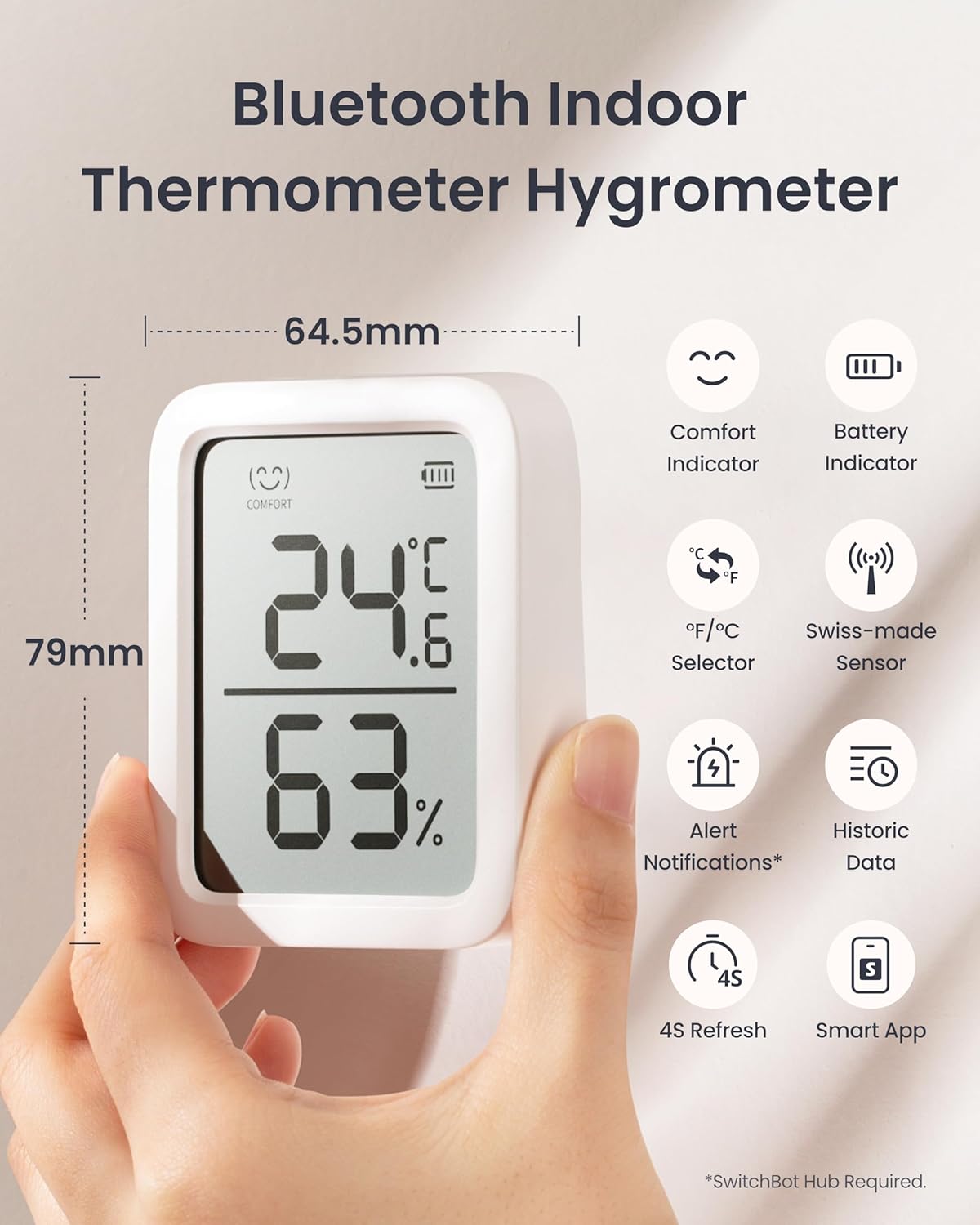 Sconto sui Termometri Igrometri Plus di SwitchBot, 4 pezzi a 34,99€ - macitynet.it Sconto sui Termometri Igrometri Plus di SwitchBot, 4 pezzi a 34,99€ - macitynet.it