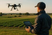 Il garante della concorrenza indaga sui prezzi di Dji Un pilota di droni professionale manovra un telecomando