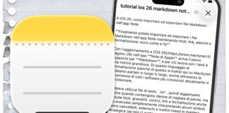 iOS 26: come importare ed esportare file Markdown nell'app Note - macitynet.it