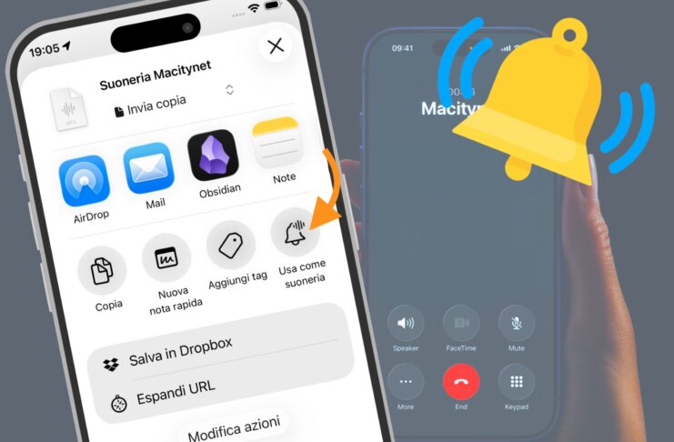 iOS 26, come usare qualsiasi file audio come suoneria su iPhone - macitynet.it