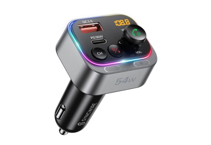 Trasmettitore FM Bluetooth  Syncwire con ricarica rapida ora a 17,67€ - macitynet.it