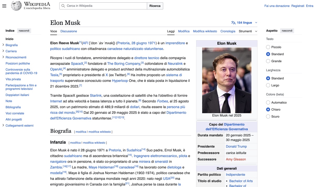Grokipedia di Elon Musk copia i contenuti da Wikipedia - macitynet.it Grokipedia di Elon Musk copia i contenuti da Wikipedia - macitynet.it