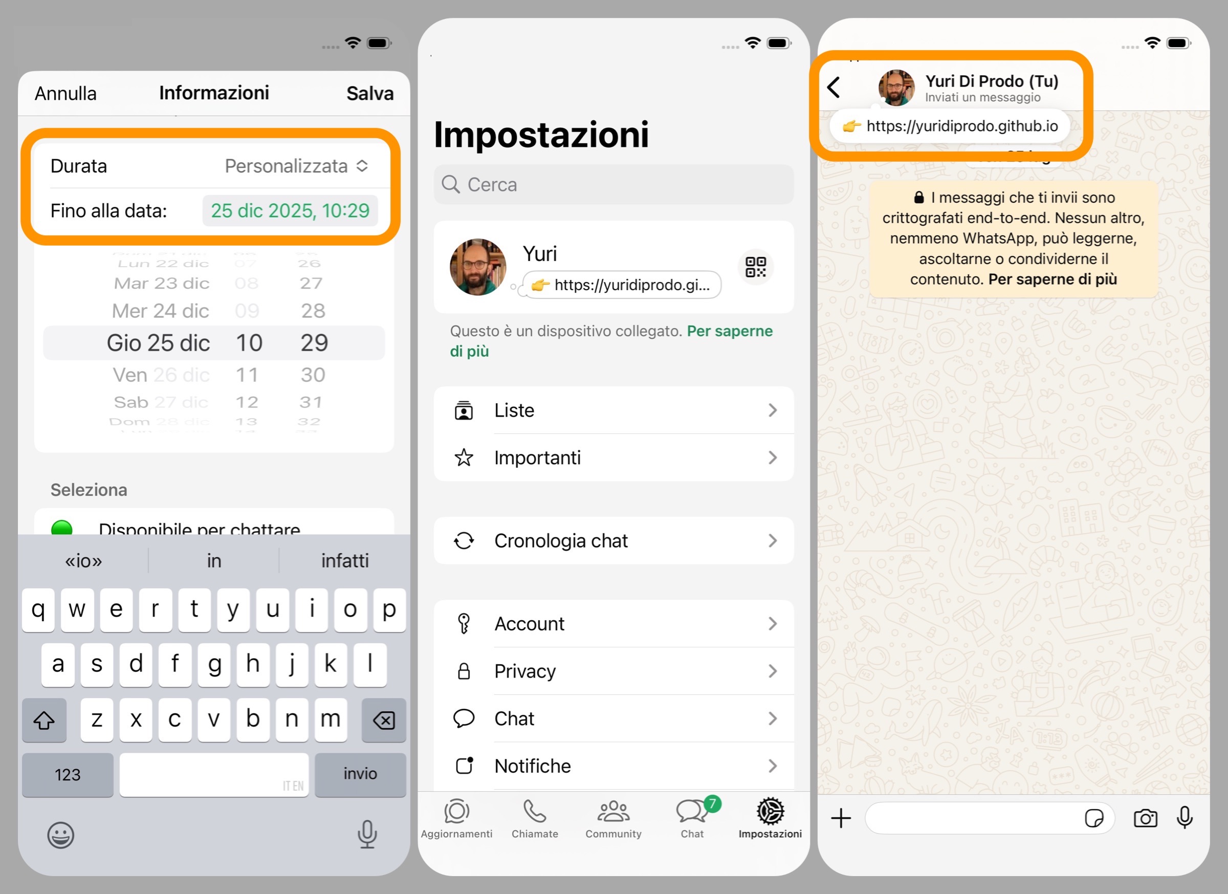 WhatsApp, come impostare uno Stato temporaneo dentro le Chat - macitynet.it WhatsApp, come impostare uno Stato temporaneo dentro le Chat - macitynet.it
