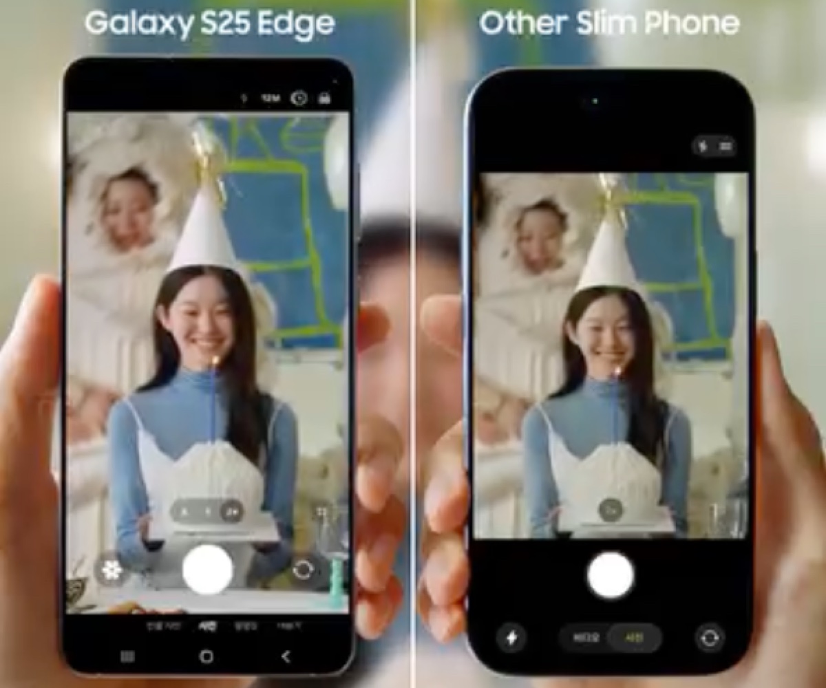 Samsung confronta Galaxy S25 Edge con iPhone Air - macitynet.it Samsung confronta Galaxy S25 Edge con iPhone Air - macitynet.it