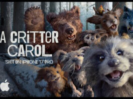 A Critter Carol è lo spot Apple di Natale 2025 Fotogramma dello spot “A criter Carol”