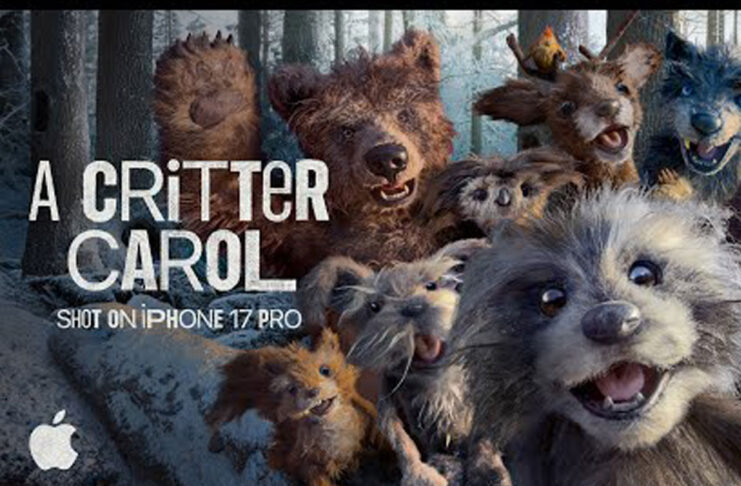 Fotogramma dello spot “A criter Carol”