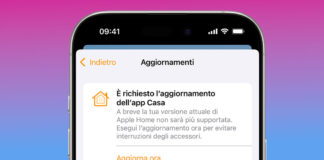 Aggiornamento app Casa