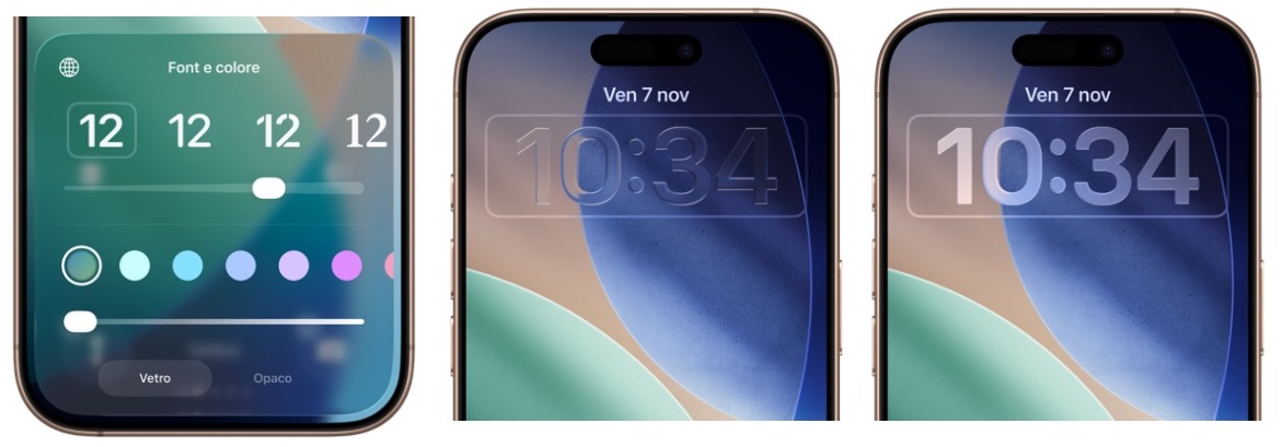 Cursore Liquid Glass nelle novità di iOS 26.2