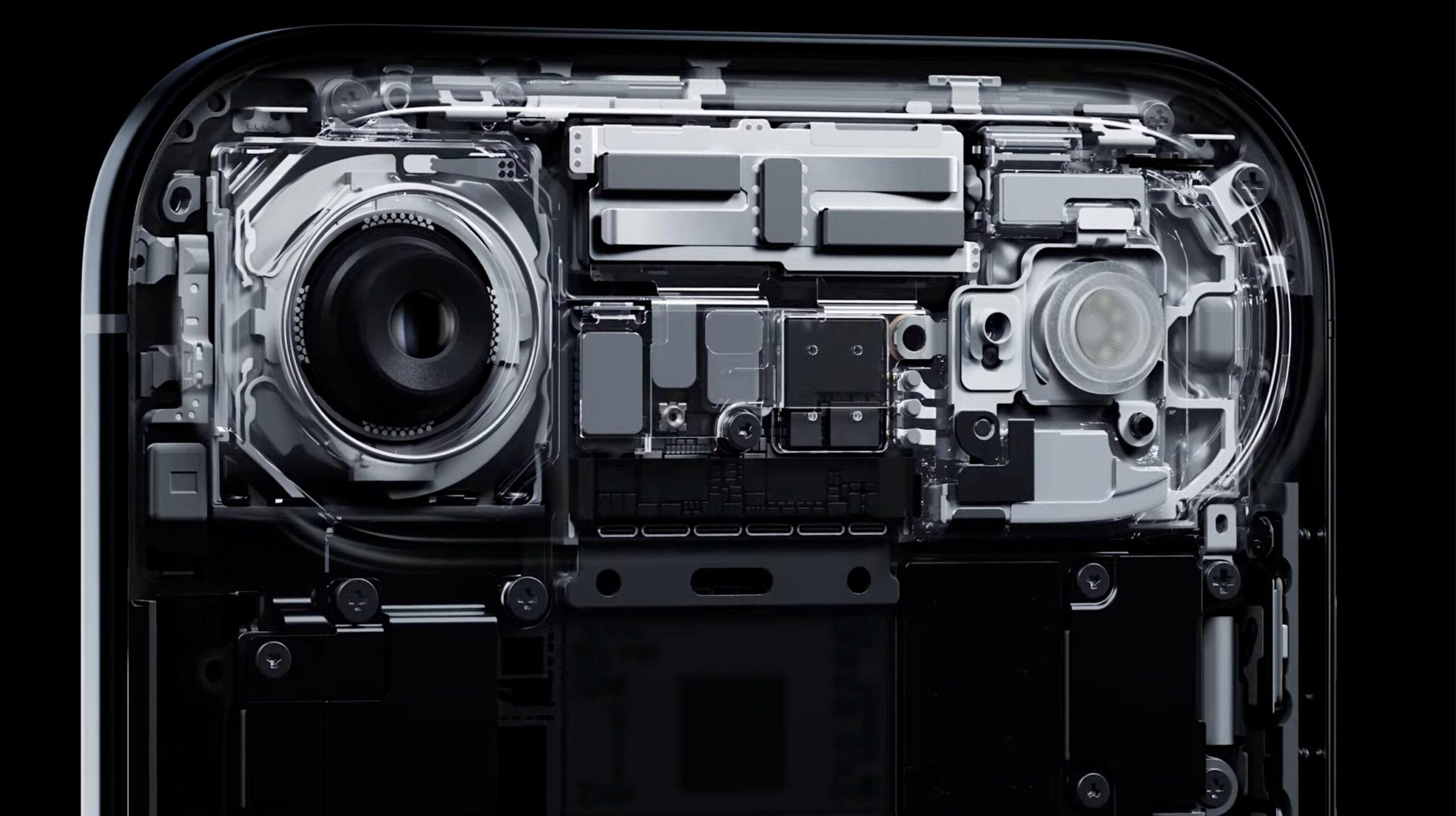 iPhone Air 2 arriverà con due fotocamere e un processore che scalda meno - macitynet.it Il design interno del plateau di iPhone Air con la fotocamera