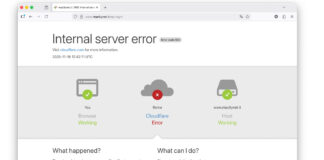 Internal server error