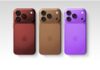I tre nuovi colori di iPhone 18 Pro