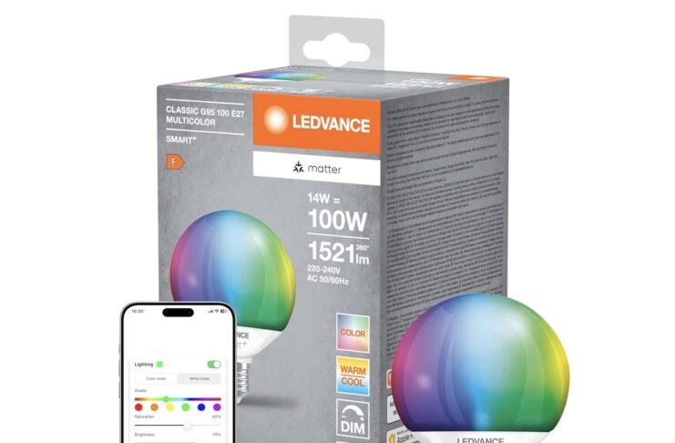 Metà prezzo per LEDVANCE SMART Matter Globe, lampada LED potente e universale per la smart home - macitynet.it