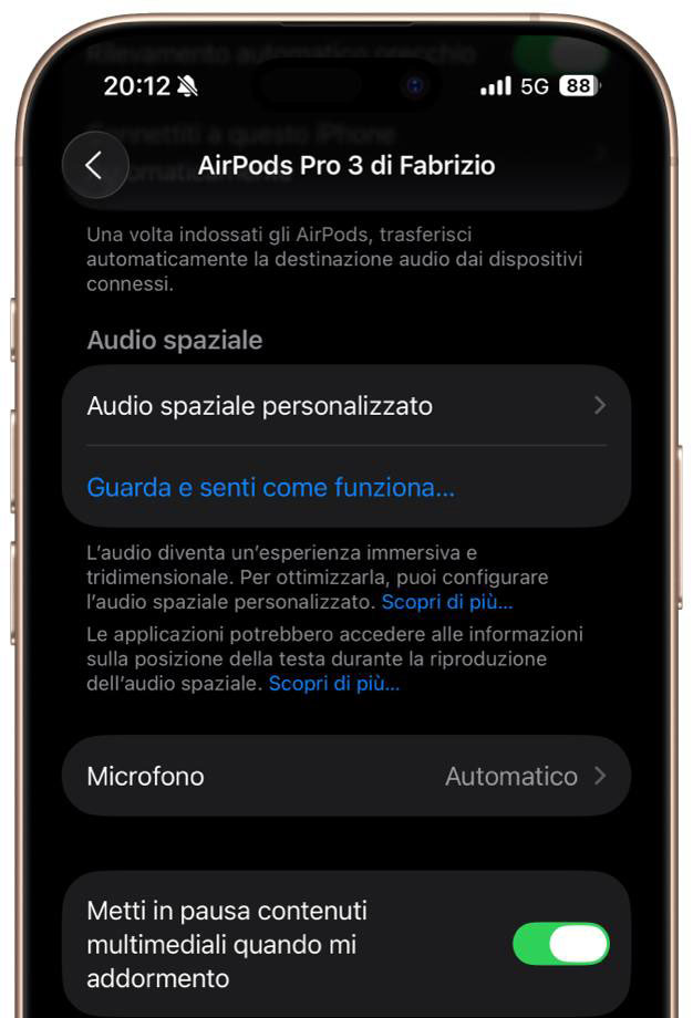 Airpods, mettere in pausa audio e video facilmente prima di dormire - macitynet.it Airpods, mettere in pausa audio e video facilmente prima di dormire - macitynet.it