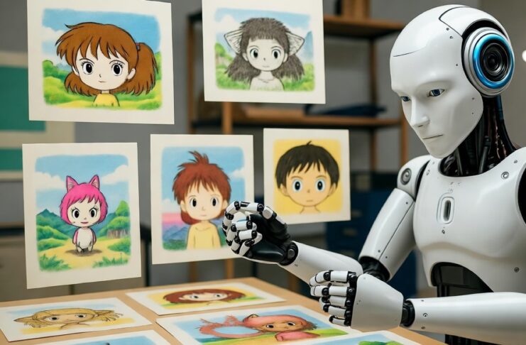 Studio Ghibli e CODA contro OpenAI, deve smettere di copiare - macitynet.it - immagine generata con Grok