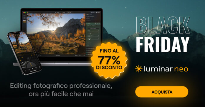Luminar Neo, L'Ecosistema di Fotoritocco Intuitivo e Potente, in Offerta Esclusiva Black Friday con il 77% di Sconto - macitynet.it