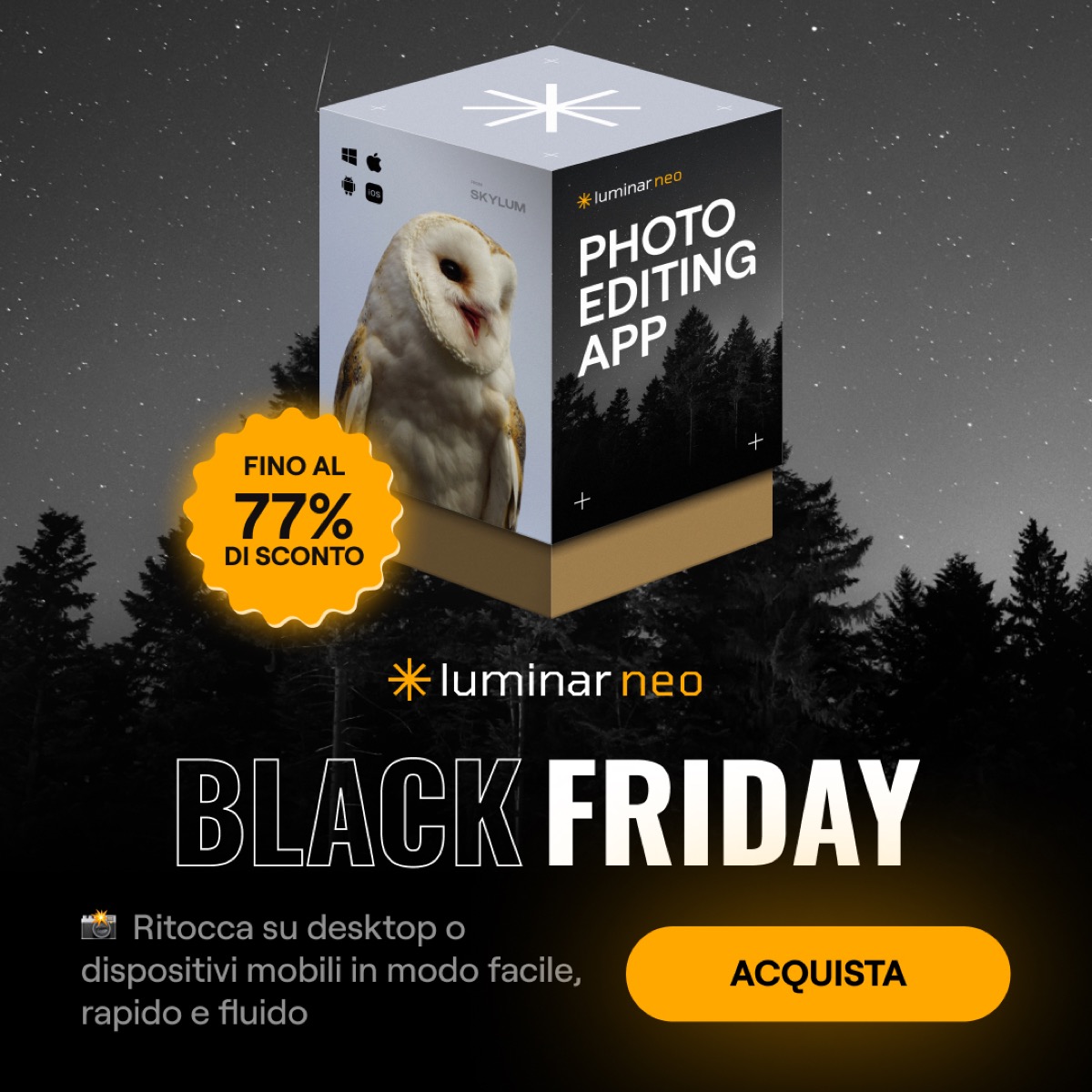 Luminar Neo, L'Ecosistema di Fotoritocco Intuitivo e Potente, in Offerta Esclusiva Black Friday con il 77% di Sconto - macitynet.it Luminar Neo, L'Ecosistema di Fotoritocco Intuitivo e Potente, in Offerta Esclusiva Black Friday con il 77% di Sconto - macitynet.it