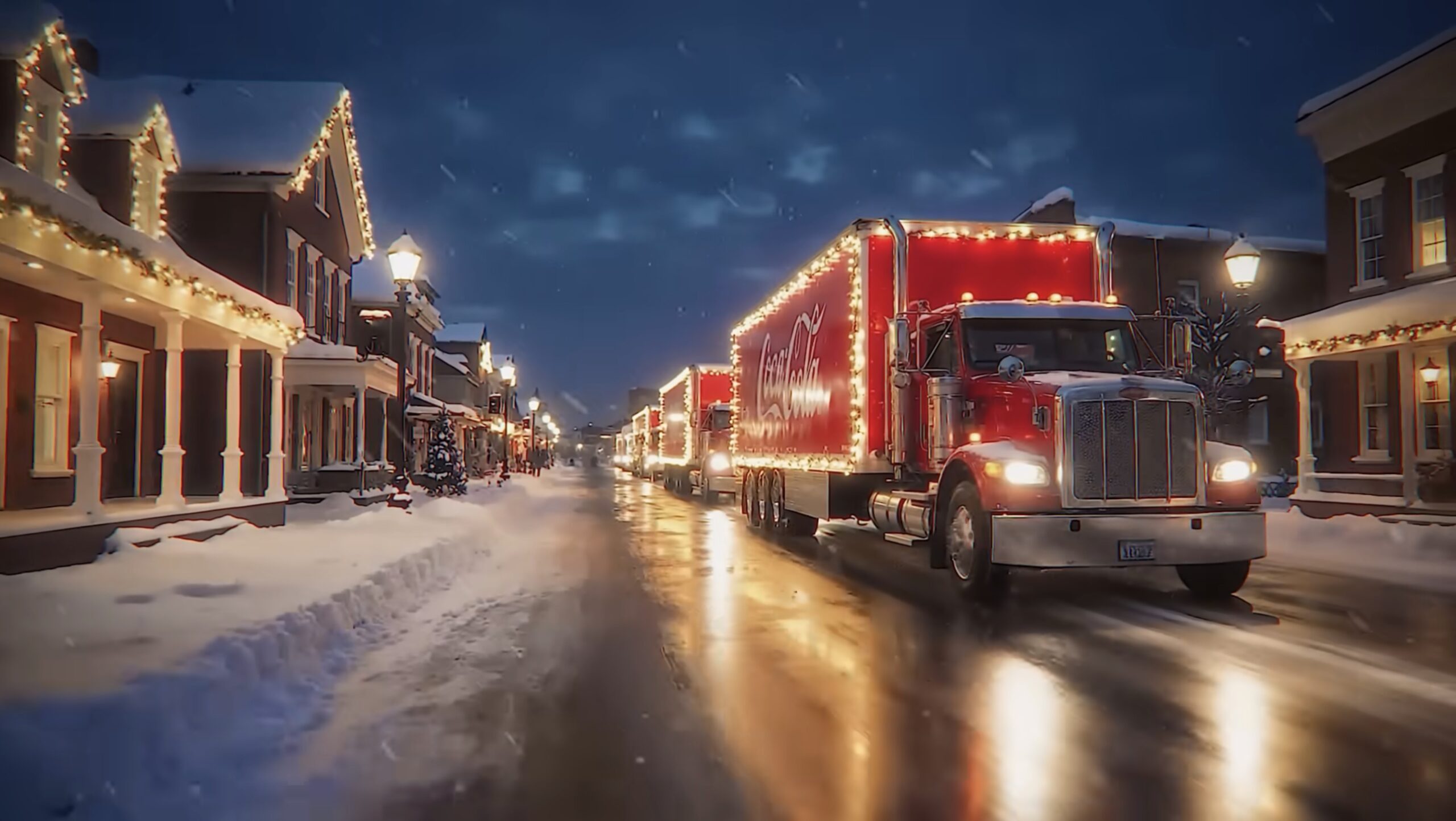 Coca Cola ci riprova, lo spot natalizio è tutto intelligenza artificiale - macitynet.it Coca Cola ci riprova, lo spot natalizio è tutto intelligenza artificiale - macitynet.it