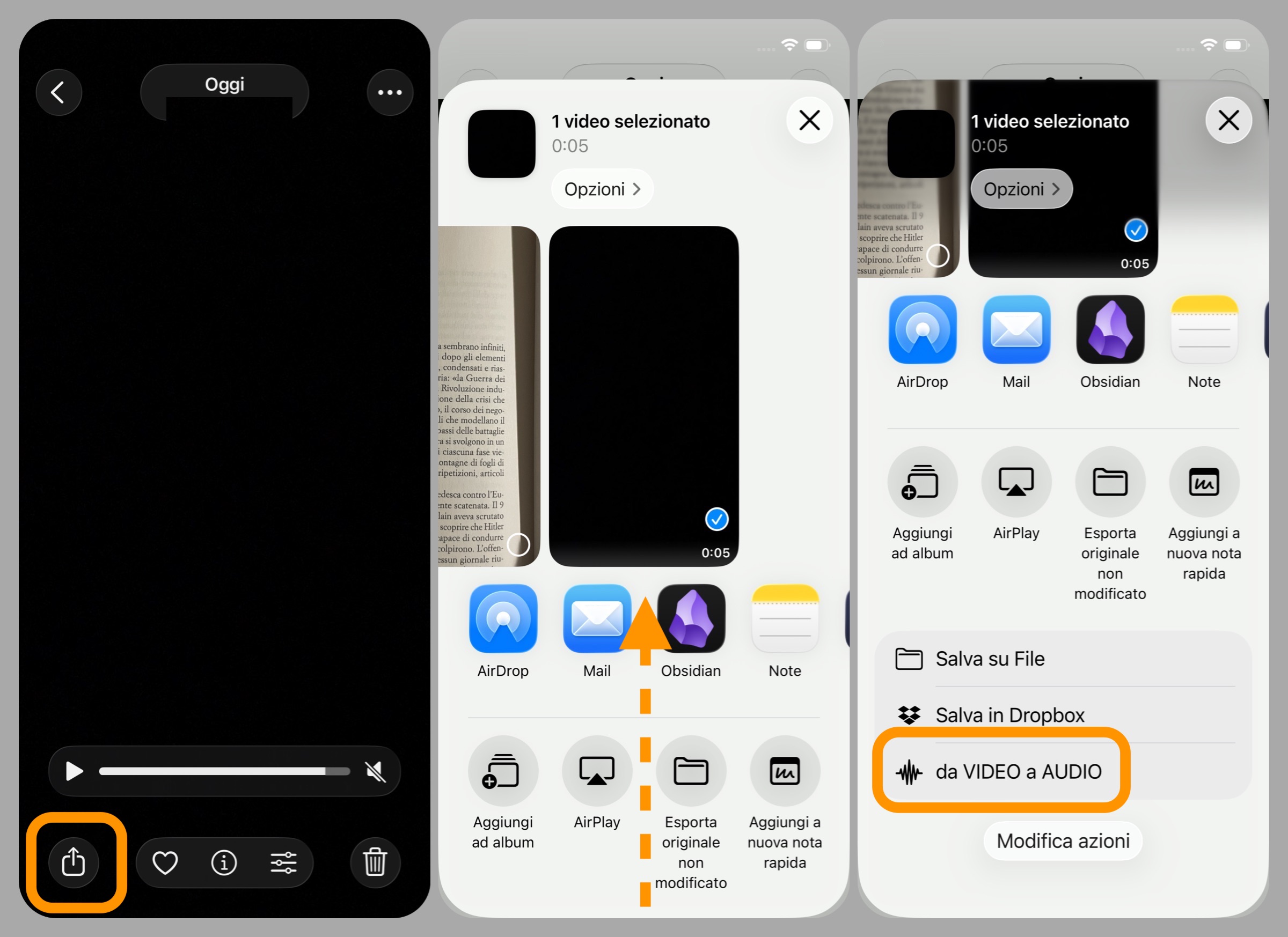 Estrarre la traccia audio da qualsiasi video coi Comandi Rapidi - macitynet.it Estrarre la traccia audio da qualsiasi video coi Comandi Rapidi - macitynet.it