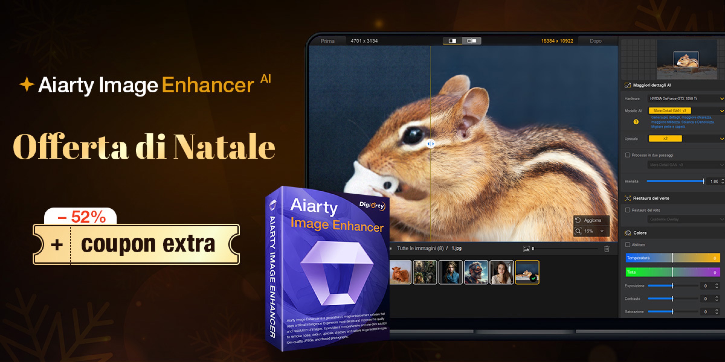 Offerte Natale: il restauro fotografico di Aiarty Image Enhancer V3.5 a metà prezzo - macitynet.it Offerte Natale: il restauro fotografico di Aiarty Image Enhancer V3.5 a metà prezzo - macitynet.it