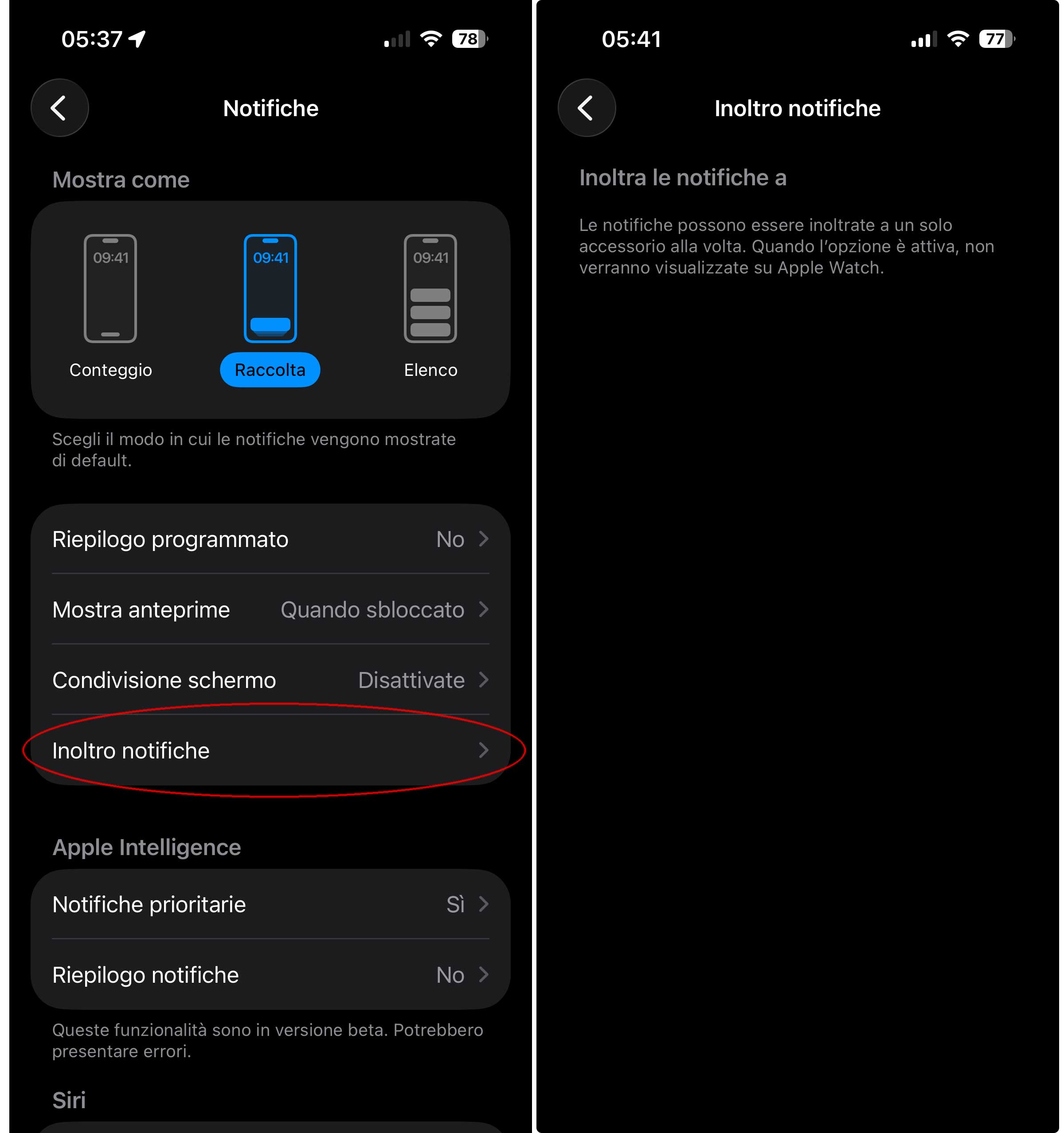 L'opzione "Inoltra notifiche" In iOS 26.3 facile passare dati a iOS ad Android e notifiche su dispositivi non Apple - macitynet.it