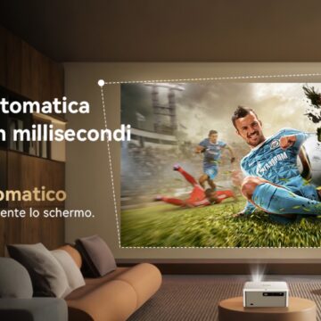 OSCAL PV800Pro, videoproiettore con 1400 ANSI lumen si vede anche di giorno - macitynet.it