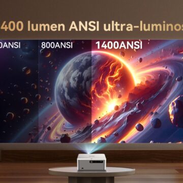 OSCAL PV800Pro, videoproiettore con 1400 ANSI lumen si vede anche di giorno - macitynet.it