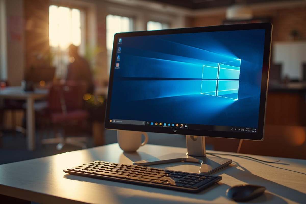 Pc fisso con finestra Windows