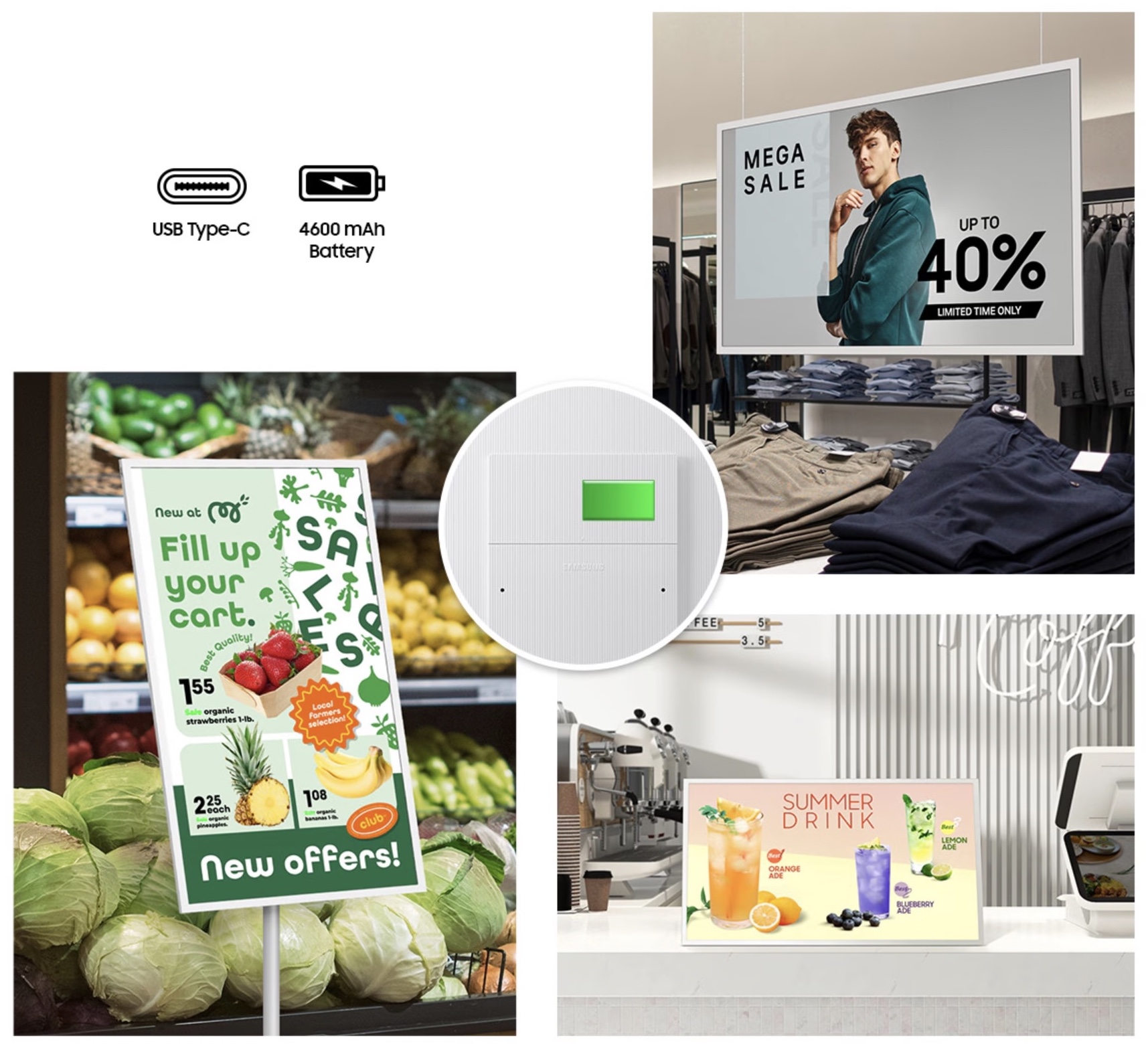 Samsung Color E-Paper EMDX, il cartello digitale da 32" che sembra carta - macitynet.it Samsung Color E-Paper EMDX, il cartello digitale da 32" che sembra carta - macitynet.it