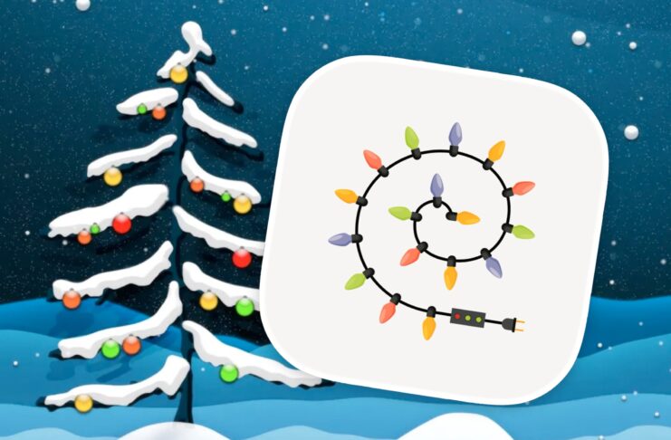 Snowy fa brillare il Mac con luci di Natale e neve da sogno - macitynet.it