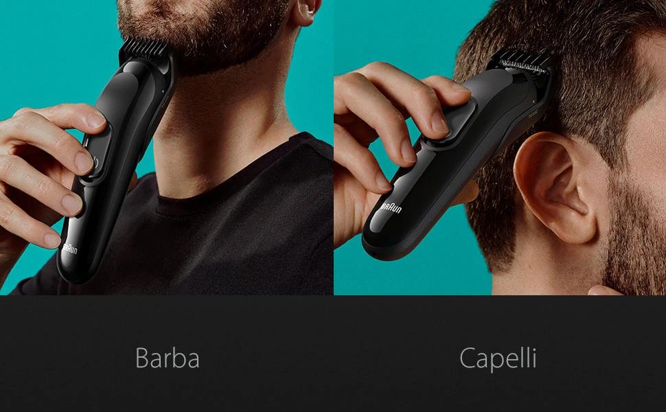 Regolabarba e Tagliacapelli Braun, 6-in-1 a 19,99 euro - macitynet.it Il regolabarba Braun è utile anche per i capelli