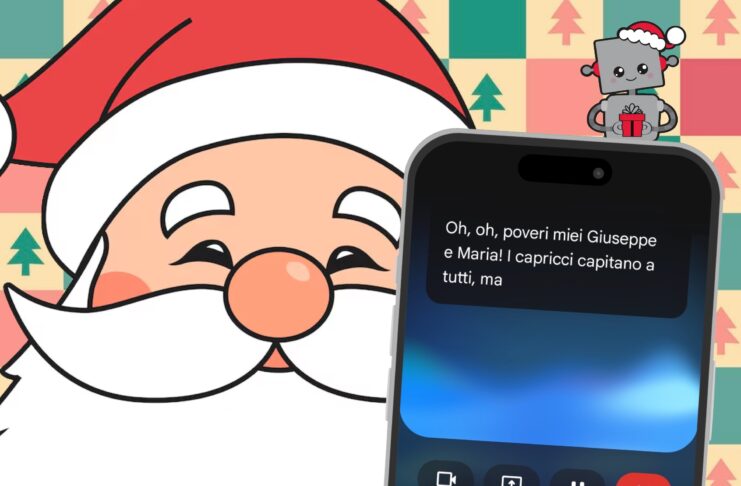 Come è buona l'AI, si finge pure Babbo Natale - macitynet.it