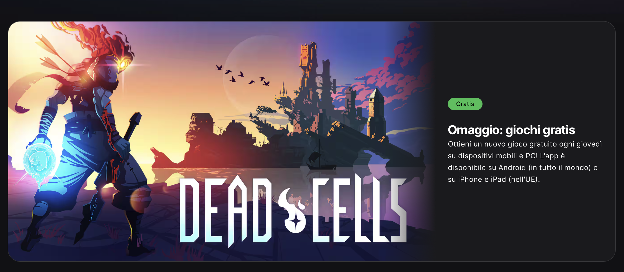 Dead Cells è gratis per iOS, correte a scaricarlo - macitynet.it Dead Cells è gratis per iOS, correte a scaricarlo - macitynet.it